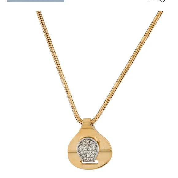 GivenchyVintage Crystal Pendant Necklace - Picture 5 of 7